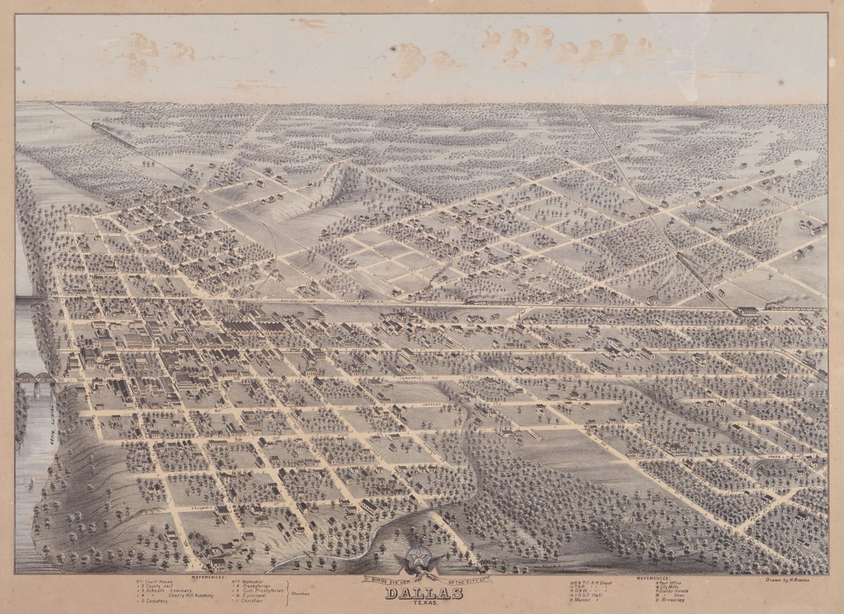 Dallas old map | Dallas Map 360